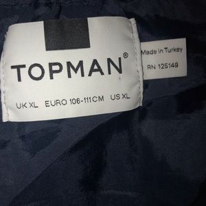TOPMAN jacket Navy blue